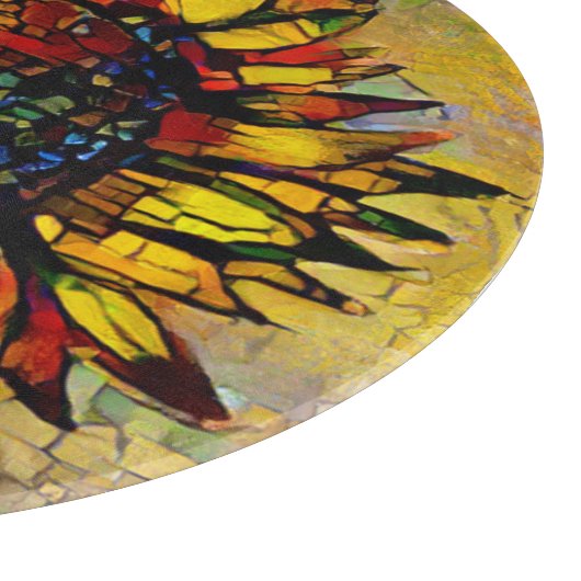 かわいらし抽象芸術ひま絵画わり カッティングボード (角)