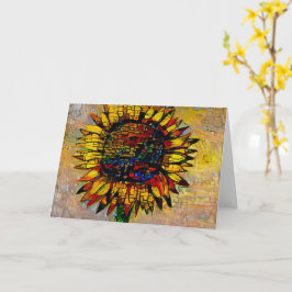 かわいらし抽象芸術ひま絵画わり カード
