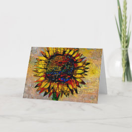 かわいらし抽象芸術ひま絵画わり カード