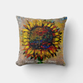 かわいらし抽象芸術ひま絵画わり クッション (正面)