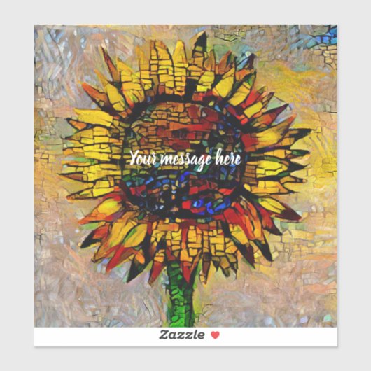 かわいらし抽象芸術ひま絵画わり シール (シート)