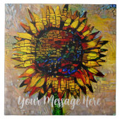 かわいらし抽象芸術ひま絵画わり タイル (正面)