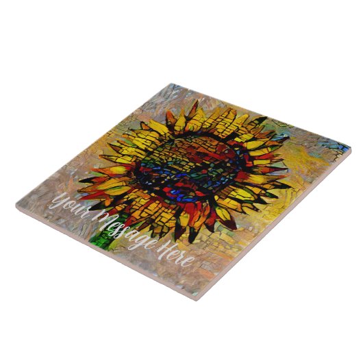 かわいらし抽象芸術ひま絵画わり タイル (側面)