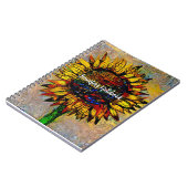 かわいらし抽象芸術ひま絵画わり ノートブック (左側)