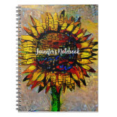 かわいらし抽象芸術ひま絵画わり ノートブック (正面)