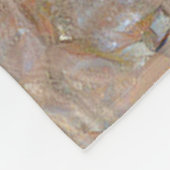 かわいらし抽象芸術ひま絵画わり フリースブランケット (角)