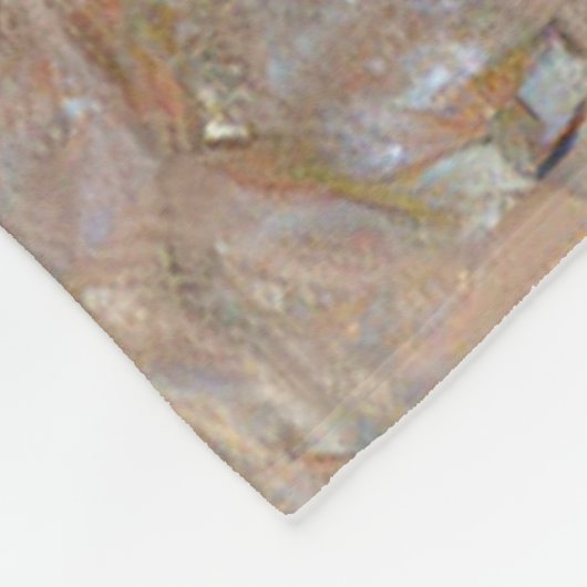 かわいらし抽象芸術ひま絵画わり フリースブランケット (角)