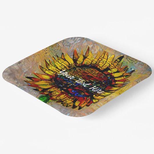 かわいらし抽象芸術ひま絵画わり ペーパープレート (傾斜あり)