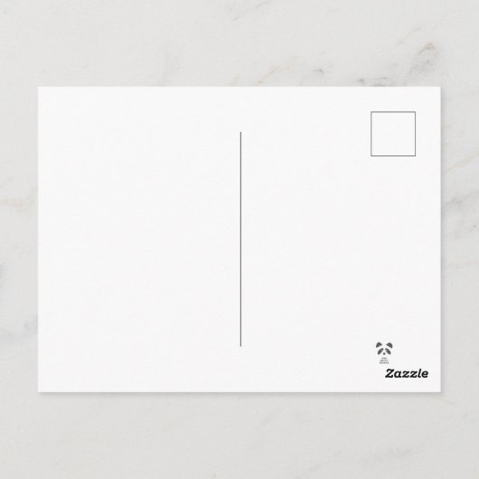 かわいらし抽象芸術ひま絵画わり ポストカード (裏面)