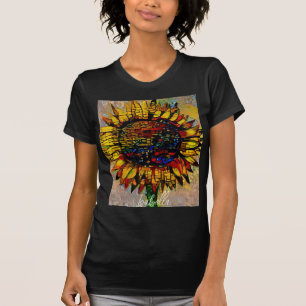 かわいらし抽象芸術ひま絵画わり Tシャツ