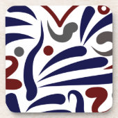 かわいらし抽象芸術 コースター (正面)