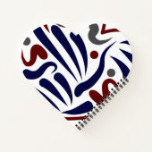 かわいらし抽象芸術 ノートブック (裏面)