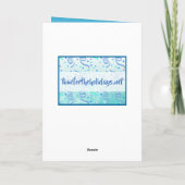 かわいらし教会空白の カード (裏面)