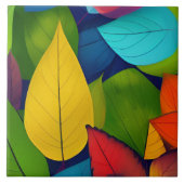 かわいらし数々の色葉 タイル (正面)