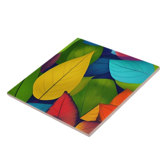 かわいらし数々の色葉 タイル (側面)