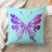 かわいらし数々の蝶 クッション (ブランケット)
