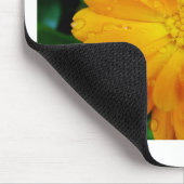 かわいらし新黄デイジー花 マウスパッド (コーナー)