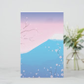 かわいらし日本のさくらんぼ 便箋 (スタンド正面)