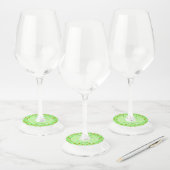 かわいらし春の結婚式りんご ワイングラスタグ (セット)