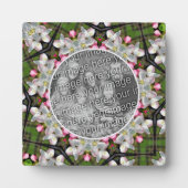 かわいらし春の花で写真を追加 フォトプラーク (正面)