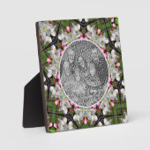 かわいらし春の花で写真を追加 フォトプラーク (正面)