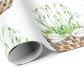 かわいらし春の花 ラッピングペーパー (ロールコーナー)