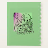 かわいらし春グリーンプランナー プランナー手帳 (裏面)