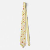 かわいらし春フラワーライトと気にフリー ネクタイ (正面)