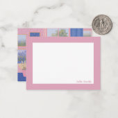 かわいらし春フローラノートカード ノートカード (正面/裏面インサイチュ)