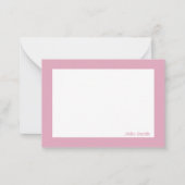 かわいらし春フローラノートカード ノートカード (正面)