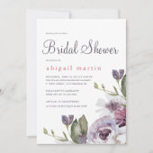 かわいらし春フローラブライダルシャワー 招待状 (正面)