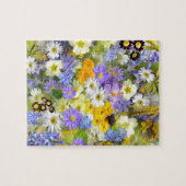 かわいらし春フローラミックス ジグソーパズル (横)
