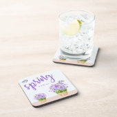 かわいらし春素朴フローラ コースター (右側)