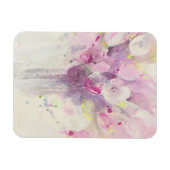 かわいらし春 |ソフトピンクのブーケ マグネット (横)