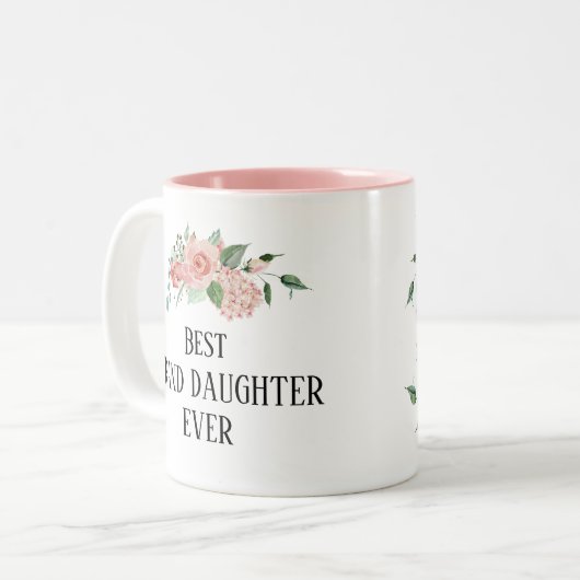 かわいらし最高のパーソナライズされた孫娘 ツートーンマグカップ (正面左)