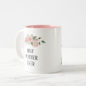 かわいらし最高のフローラ ツートーンマグカップ (正面左)