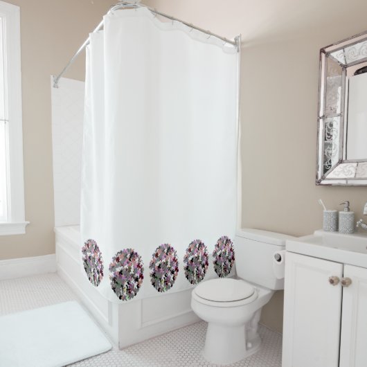 かわいらし木葉 シャワーカーテン (インサイチュ)