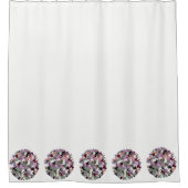 かわいらし木葉 シャワーカーテン (正面)