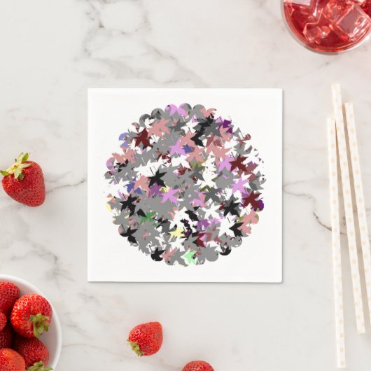 かわいらし木葉 スタンダードカクテルナプキン (インサイチュ)