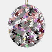 かわいらし木葉 セラミックオーナメント (左)