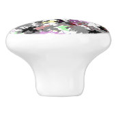 かわいらし木葉 セラミックノブ (側面)