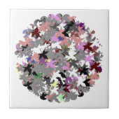 かわいらし木葉 タイル (正面)