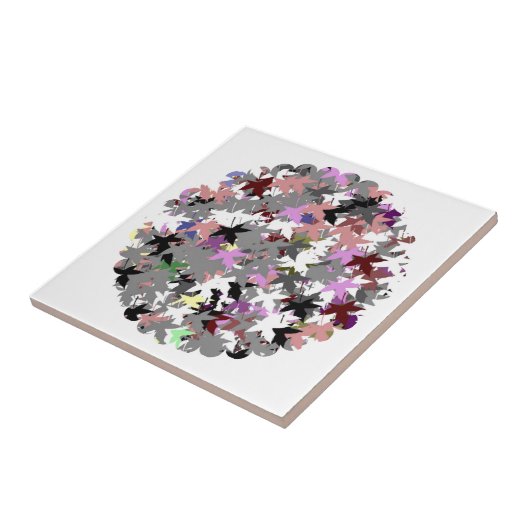 かわいらし木葉 タイル (側面)