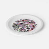 かわいらし木葉 ペーパープレート (アングル)