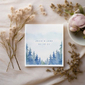 かわいらし松の結婚ナプキン スタンダードカクテルナプキン