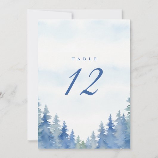 かわいらし松披露宴表番号 招待状 (裏面)