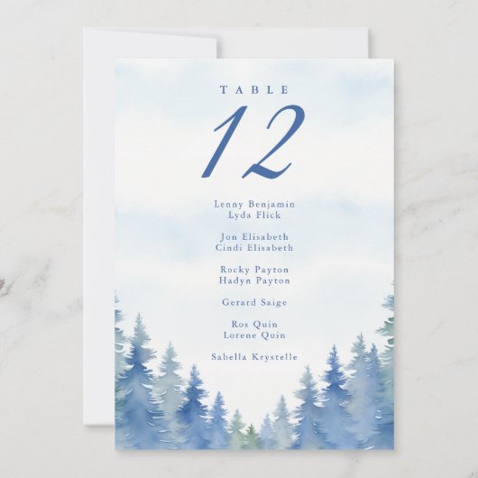 かわいらし松結婚座図 招待状 (裏面)