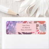 かわいらし果実と葉植物学ラベル ラベル (インサイチュ)