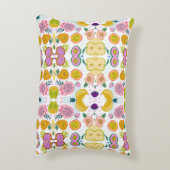 かわいらし果実の模様モダン アクセントクッション (裏面(縦))