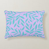 かわいらし枝 – ターコイズとバイオレット10代の アクセントクッション (正面)